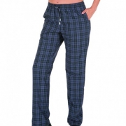 PANTALON CUADROS LUTOS AZUL